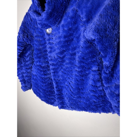Girls Patagonia Blue Pelage Fuzzy Jacket XS (5-6) - Picture 4 of 8